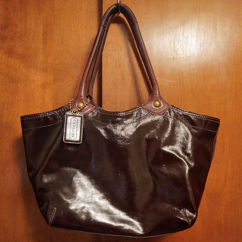 Brown Coach bag